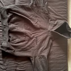 Black Essential Hoodie 