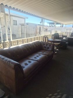 Leather couch