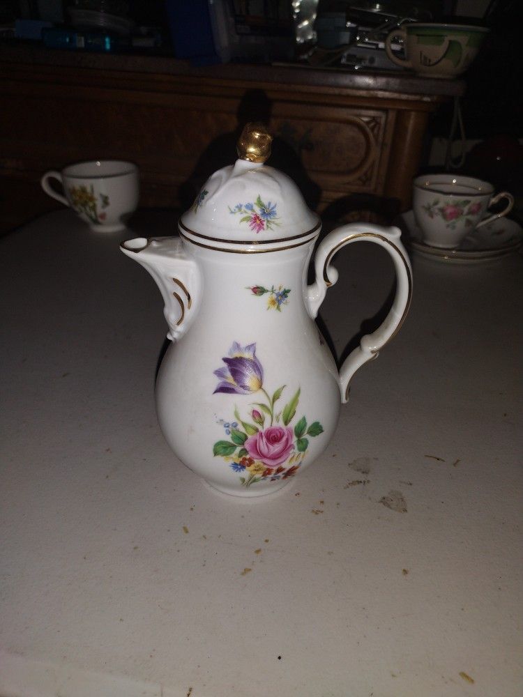 Bavaria Germany Fine Bone China Teapot