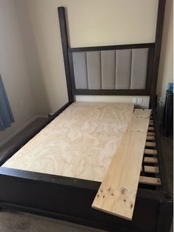 Canopy Bed & Nightstand