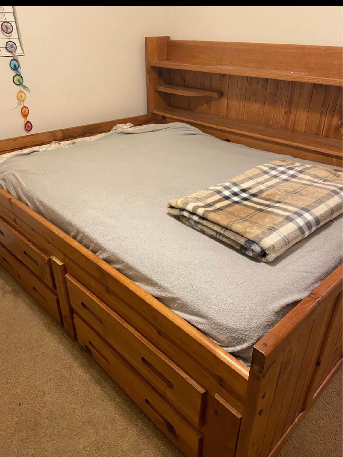 Full Size Storage Bed