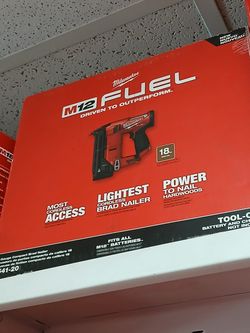 Milwaukee new 18ga Brad nailer