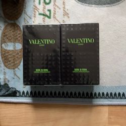 Valentino Uomo Born In Roma Green Stravaganza Set of 2