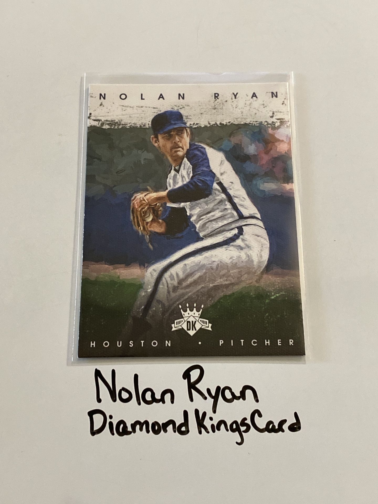 Nolan Ryan Houston Astros Hall of Fame Pitcher Diamond Kings Card.