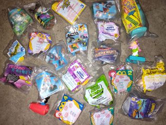 20+ vintage McDonald's toys mostly 90s in original bag