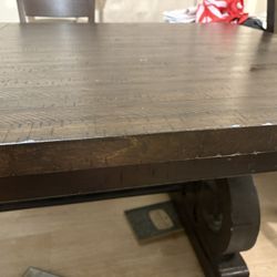 Wood Dining Table 76x42in