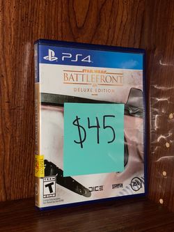 Blue PlayStation 4 & 5 Video Game PS4 PS5 Star Wars Battlefront Deluxe Edition