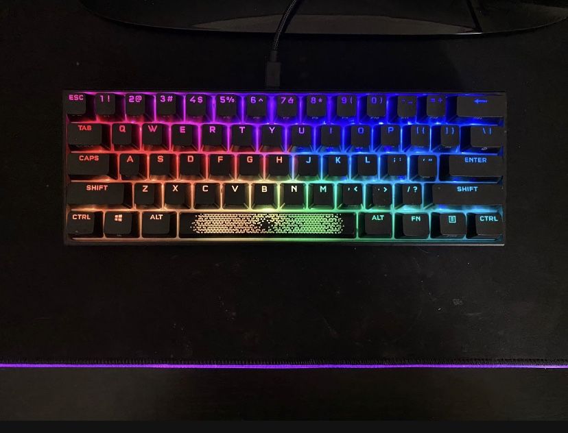 CORSAIR - K65 RGB Mini Wired 60 (gaming Keyboard)