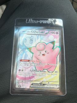 Pokemon Lillie's Clefairy ex ultra rare