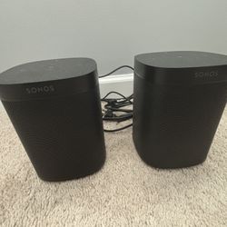 Sonos One Gen 2 Speakers 