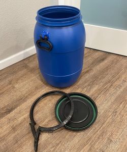 Storage Blue Barrel
