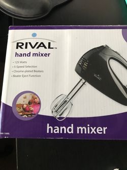 Rival hand mixer
