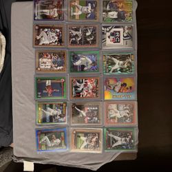Topps Baseball Card Lot – 18 Cards