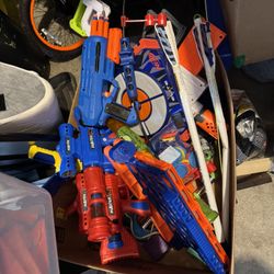 So Many Nerf Guns!! $50 Gets You The Entire Box