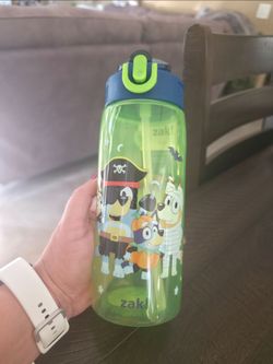 Zak 25oz Leak Proof Bluey Halloween Booey Kids Water Bottle