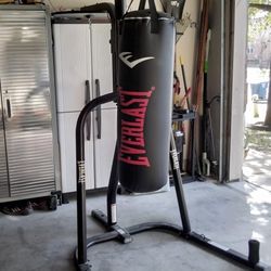 Everlast Stand - Dual Station Heavy Bag Hook And Speed Bag Hook
