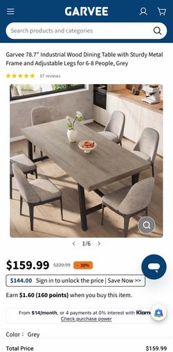 Garvee dinning table