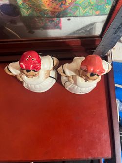 Ceramic Chef Figurine Salt and Pepper Shakers