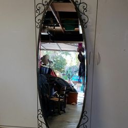BEAUTIFUL ROD IRON WALL MIRROR