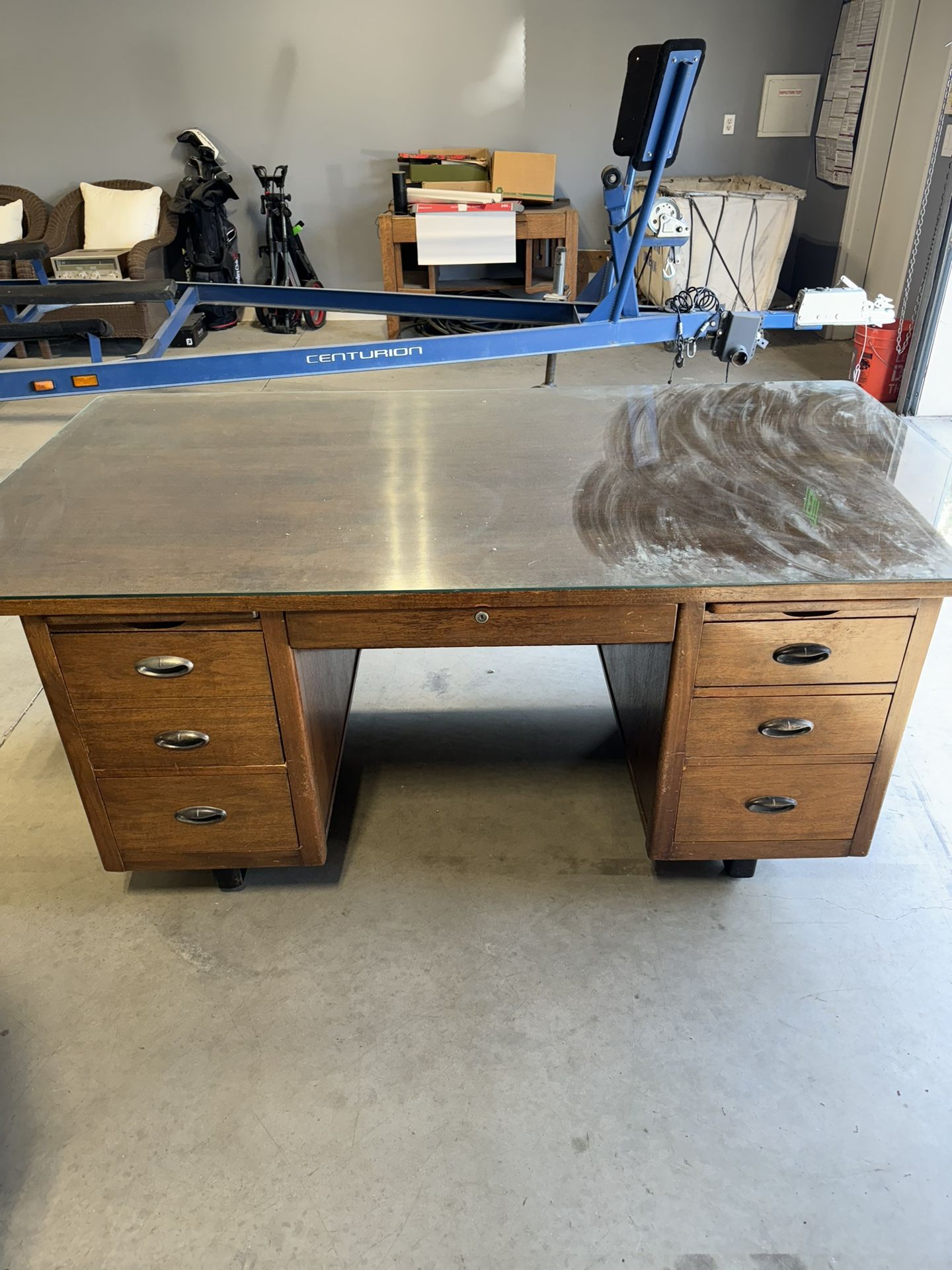 Vintage Executive Desk
