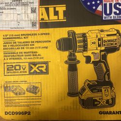 DEWALT 20v xr 3 speed hammer drill 