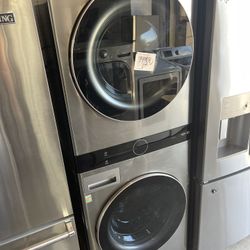 Lg Washer And Dryer Stackable Electric 