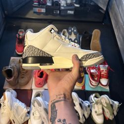 Jordan 3 White Cement 