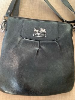 Vintage COACH Black Leather Crossbody
