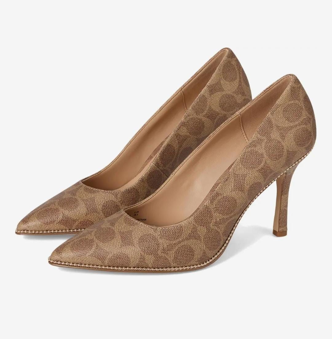 Samantha Coach Leather Heels ðŸ‘