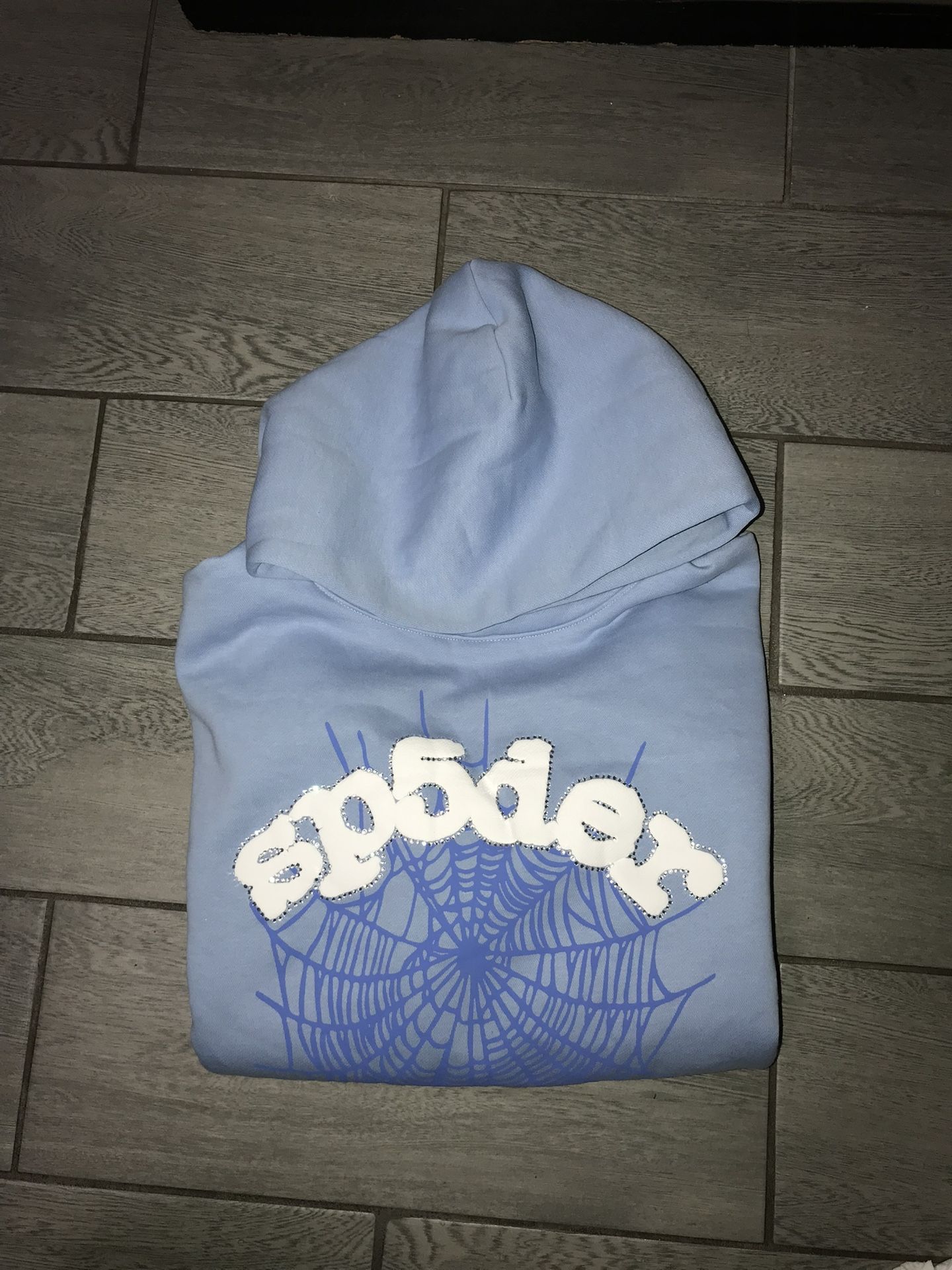 Blue Sp5der Hoodie