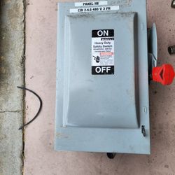 60 Amp 3 Pole 60 Amp Fused Disconnect 3R