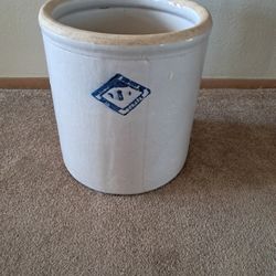 Vintage 8 Gallon Stoneware Crock
