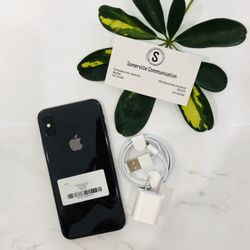 Factory unlocked iPhone x 256gb, excellent conditions store warranty 