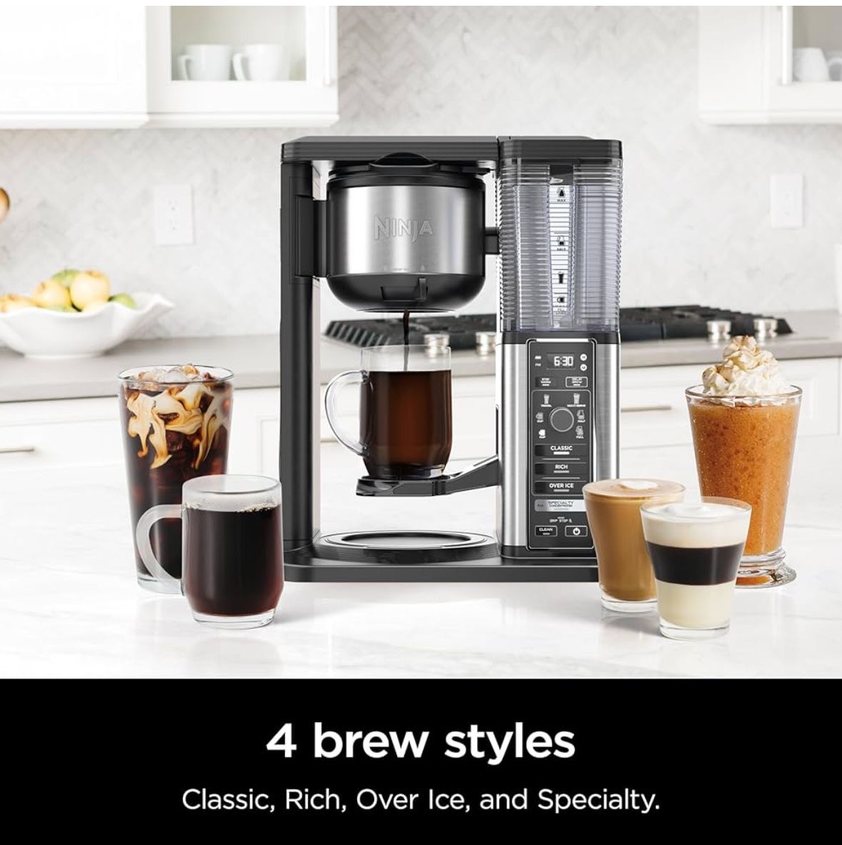Ninja CM401 Coffee Maker Without Water Tank & Frother Whisk