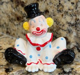 Vintage porcelain clown