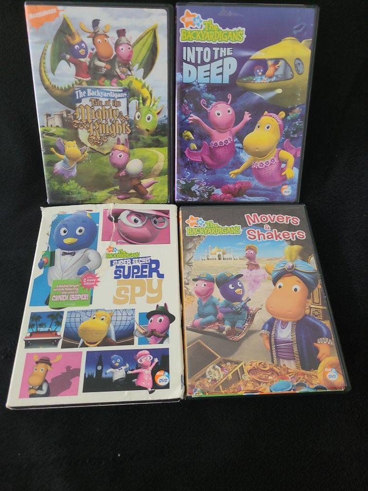 4 Each Nickelodeon CD Educational Music Videos