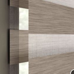 34-72 Beige Zebra Roller Blinds