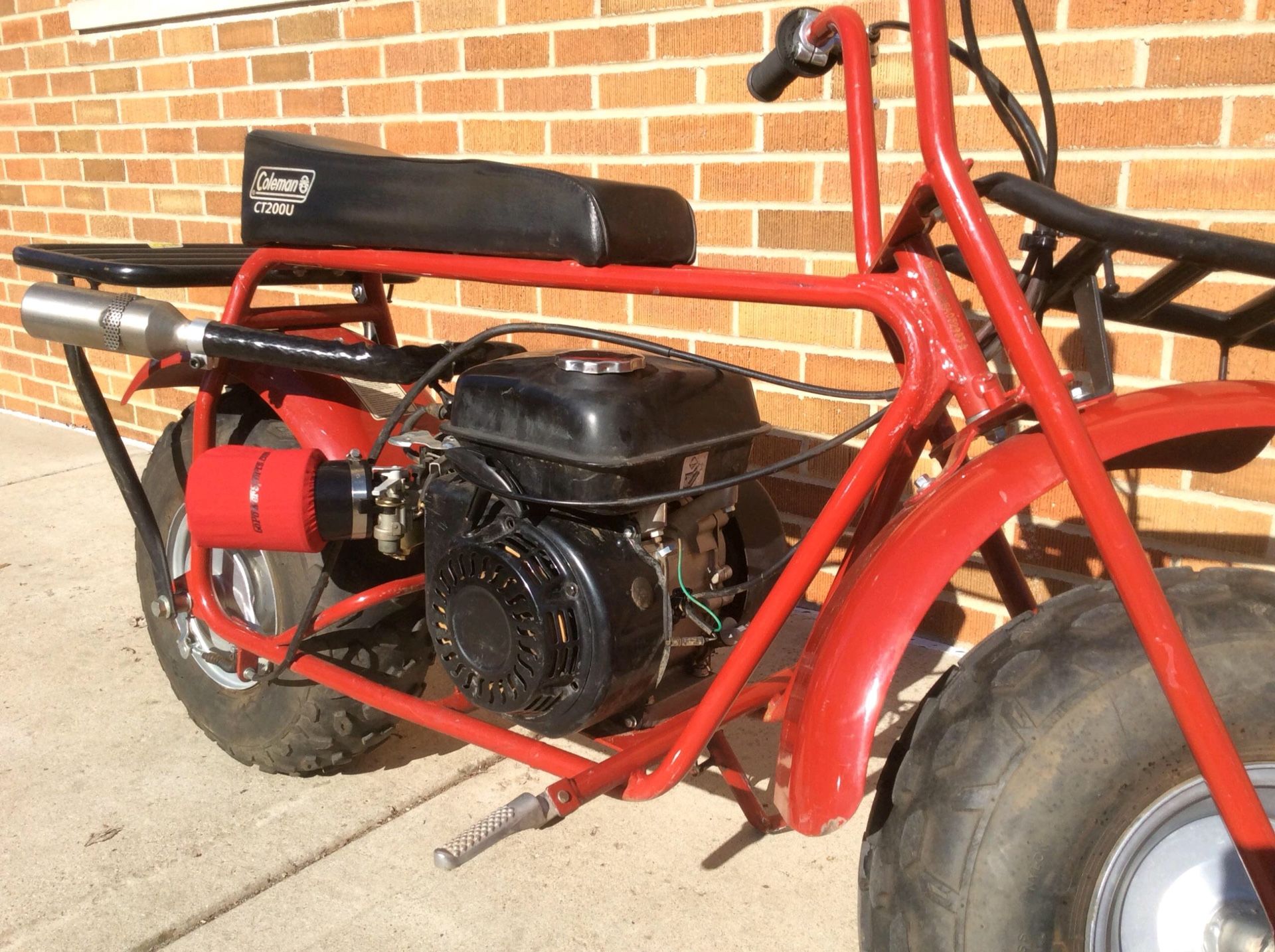 Coleman CT200U Mini Bike with Go Powersports Stage 1 Performance Kit