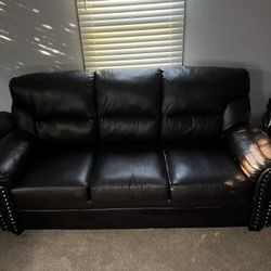 Comfy brown sofa set