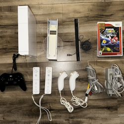 NEGOTIABLE Wii COMPLETE with Super Mario Galaxy Wii