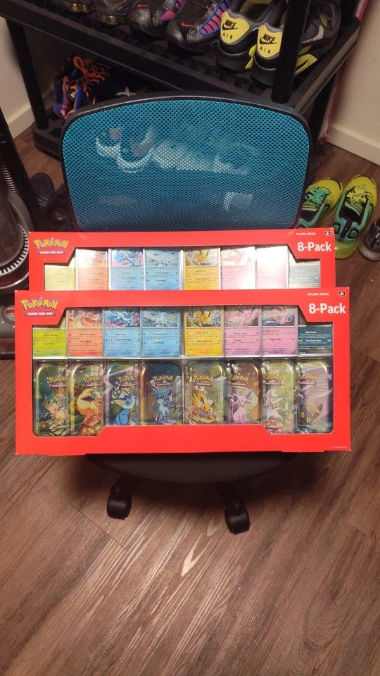 Pokemon Prismatic Evolution 8-pack Tin 2025