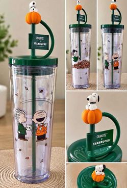 Starbucks x Peanuts Snoopy Pumpkin Tumbler