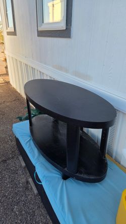 Black Table $50 With Glass Top
