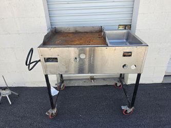 Parrilla  con baño maria