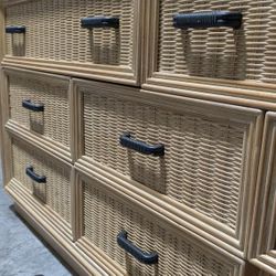 Vintage Rattan / Wicker Dresser - As Is

circa 1970s-1980s.