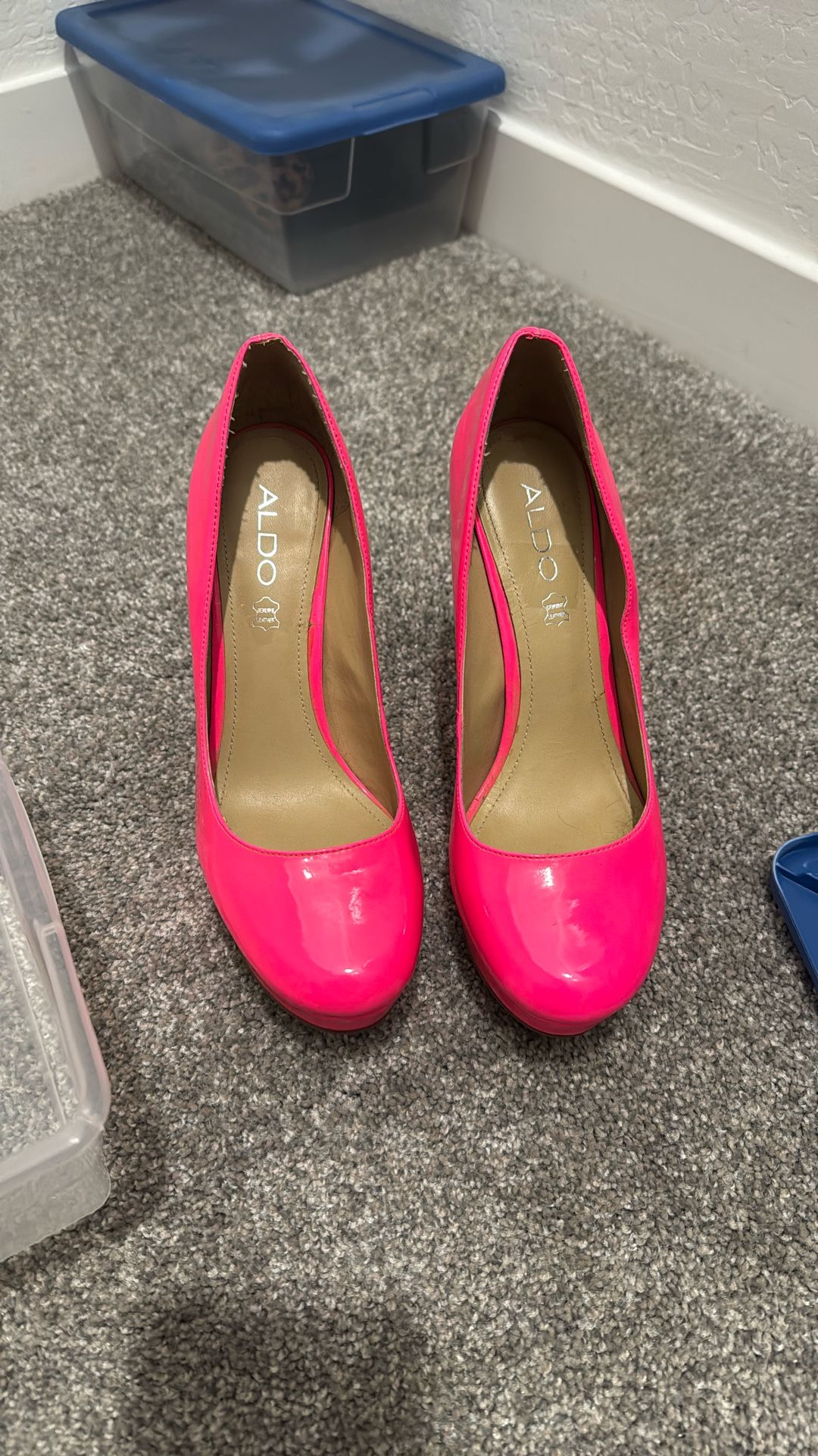 Aldo Bright Pink Heels