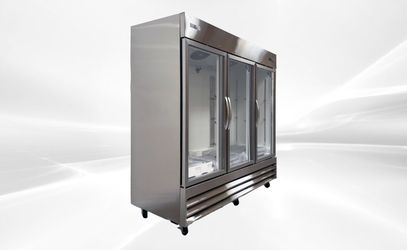 NSF 3Glass Door Stainless Steel Commercial Freezer CFD-3FF...