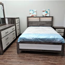 Brand New 5pc. Queen Bedroom Set(mattress Not Included )