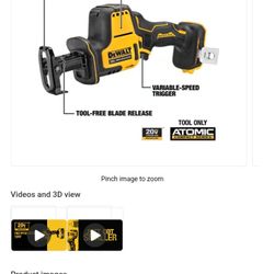 DeWalt New Reciprocating Saw XR $120$
