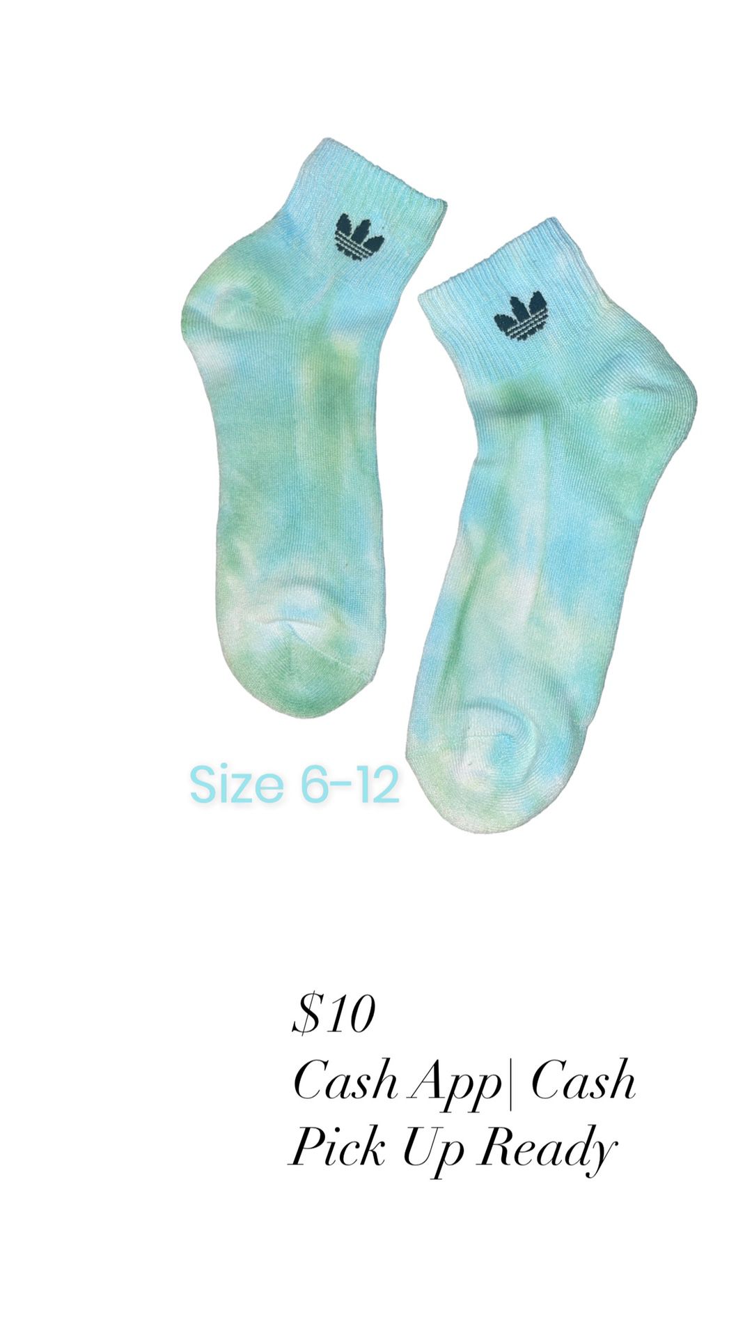 Adidas Tye Dye Socks $10 